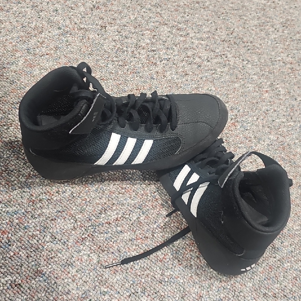 Adidas Kids Black and White Sneakers